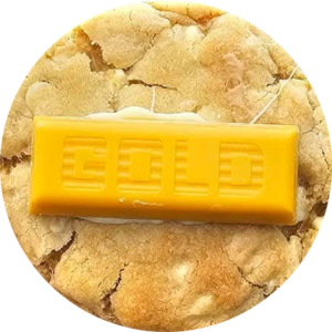 Gold Bar Stuffed Cookie