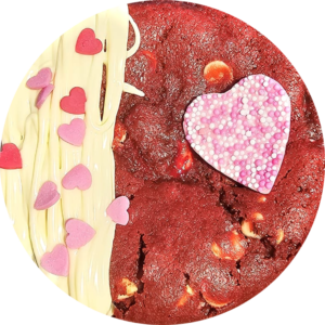 Red Velvet Stuffed Cookie