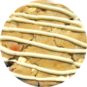 Reese’s Pieces Stuffed Cookie